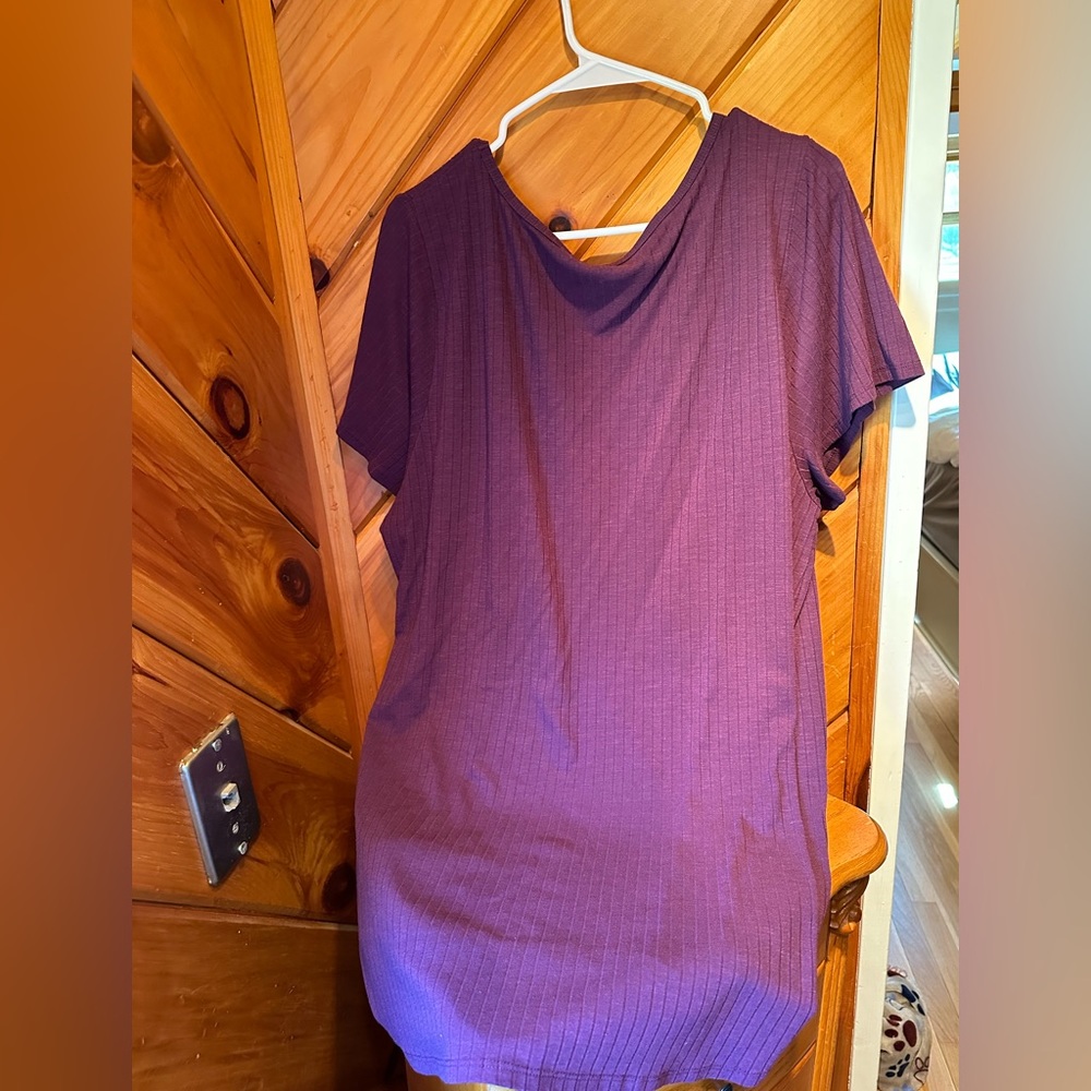 LulaRoe Plum Tee 3XL